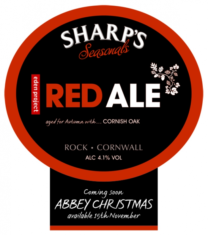 A design for the Sharp's Red Ale pump.