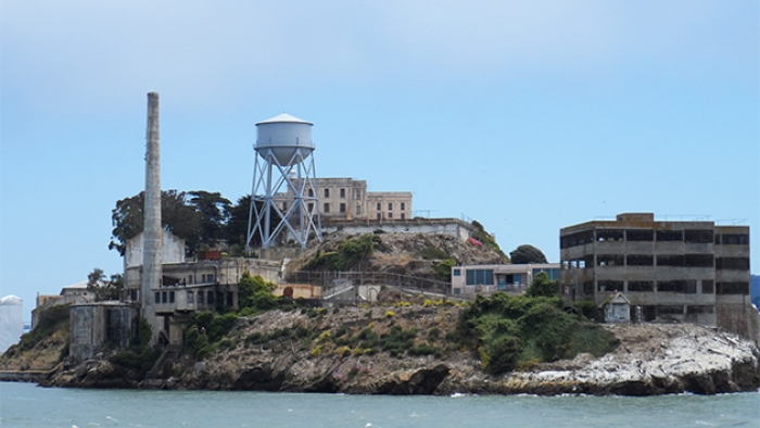 Alcatraz Island in San Fransisco.