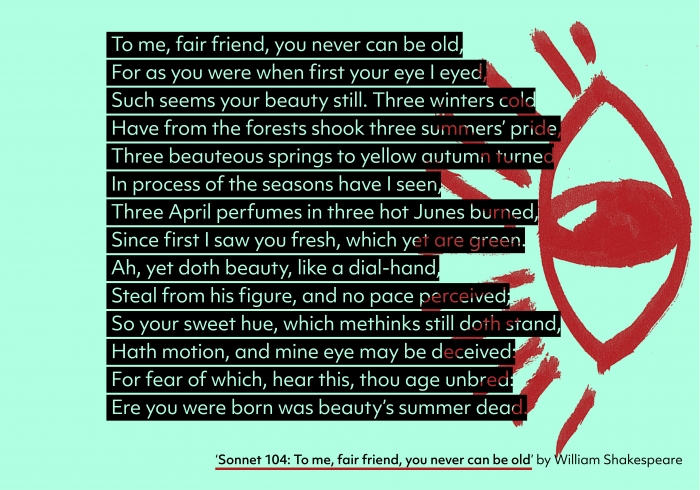 Quote from Shakespeare's Sonnet 104